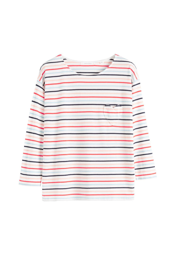 Ivory 3/4 Heart Pocket T-shirt image 2