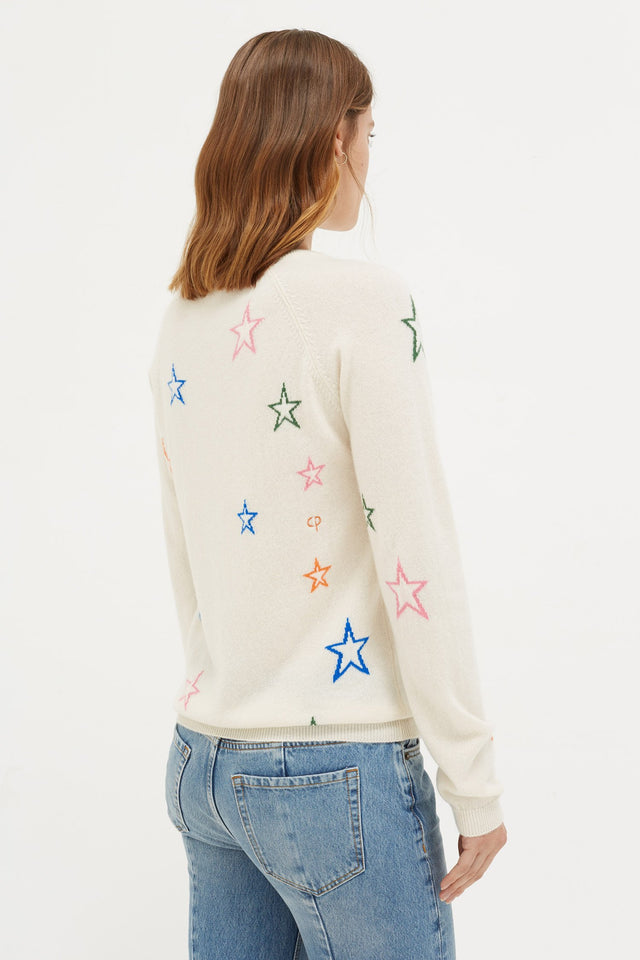 Cream Star Sweater image 5