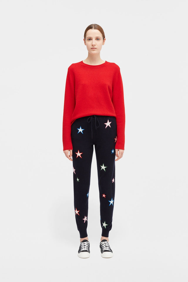 Navy Star Track Pants 3D image 1