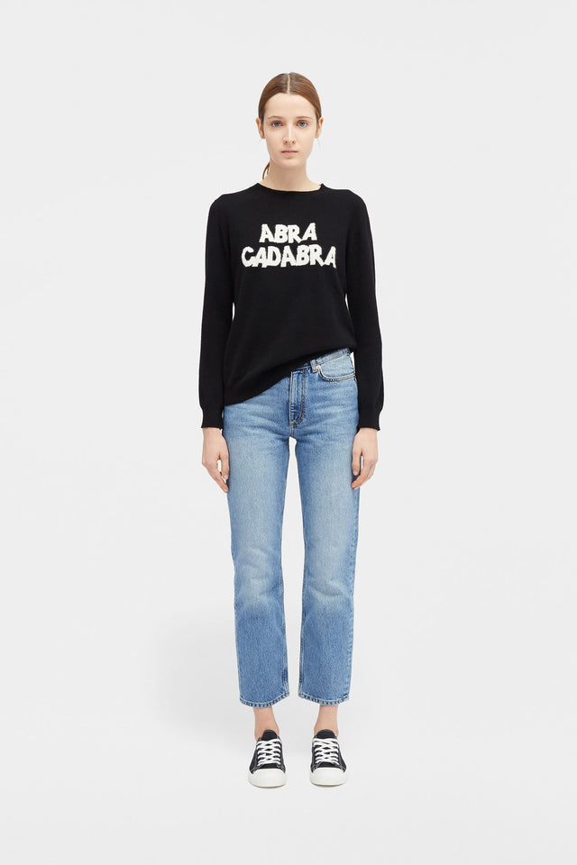 Black Abracadabra Cashmere Sweater image 3