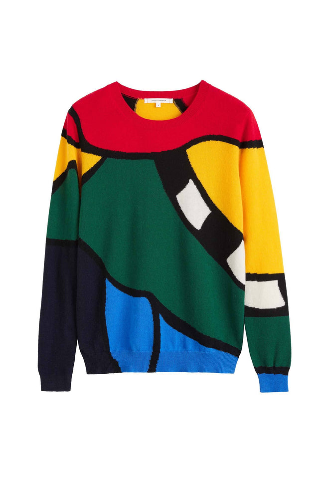 Multi-Colour Abstract Majestic Sweater image 2