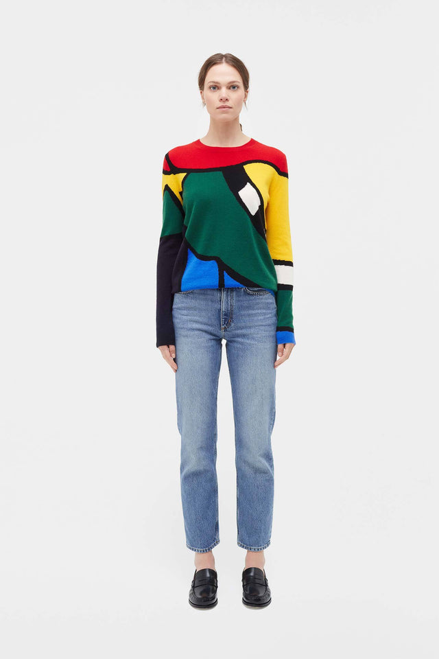 Multi-Colour Abstract Majestic Sweater image 3