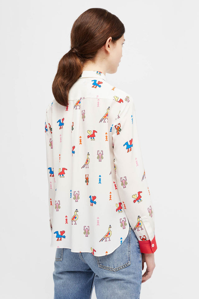 Ivory Aztec Classic Shirt image 1