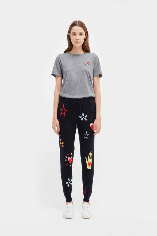 Navy All Over Milagro Track Pants image 1