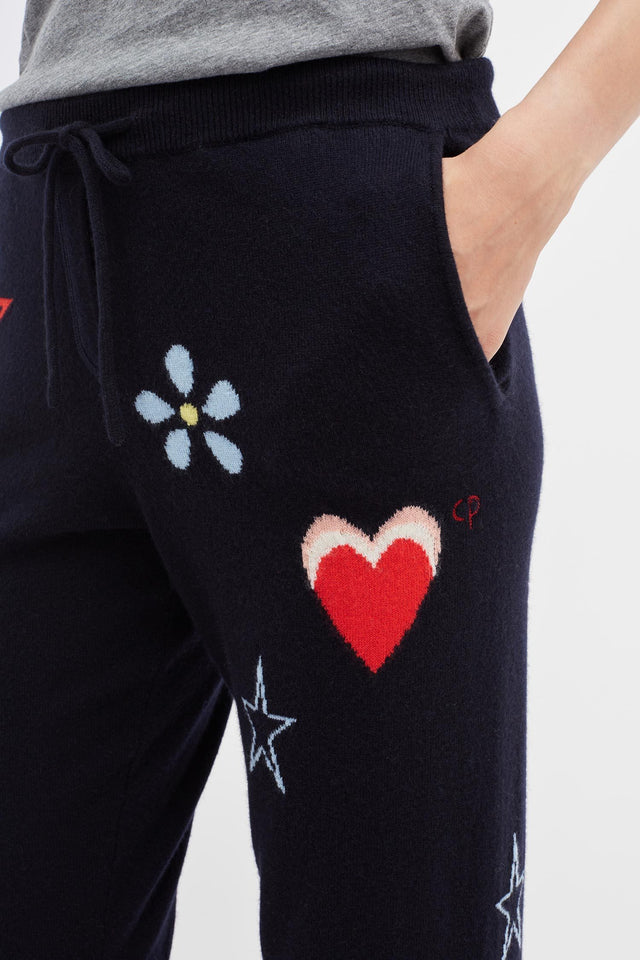 Navy All Over Milagro Track Pants image 4