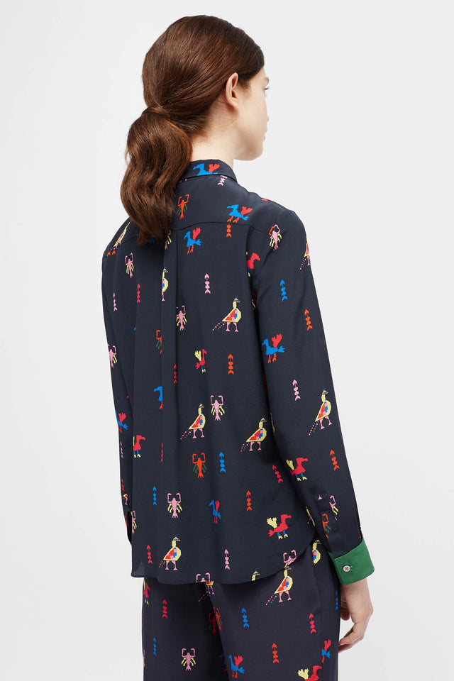 Navy Aztec Classic Shirt image 1