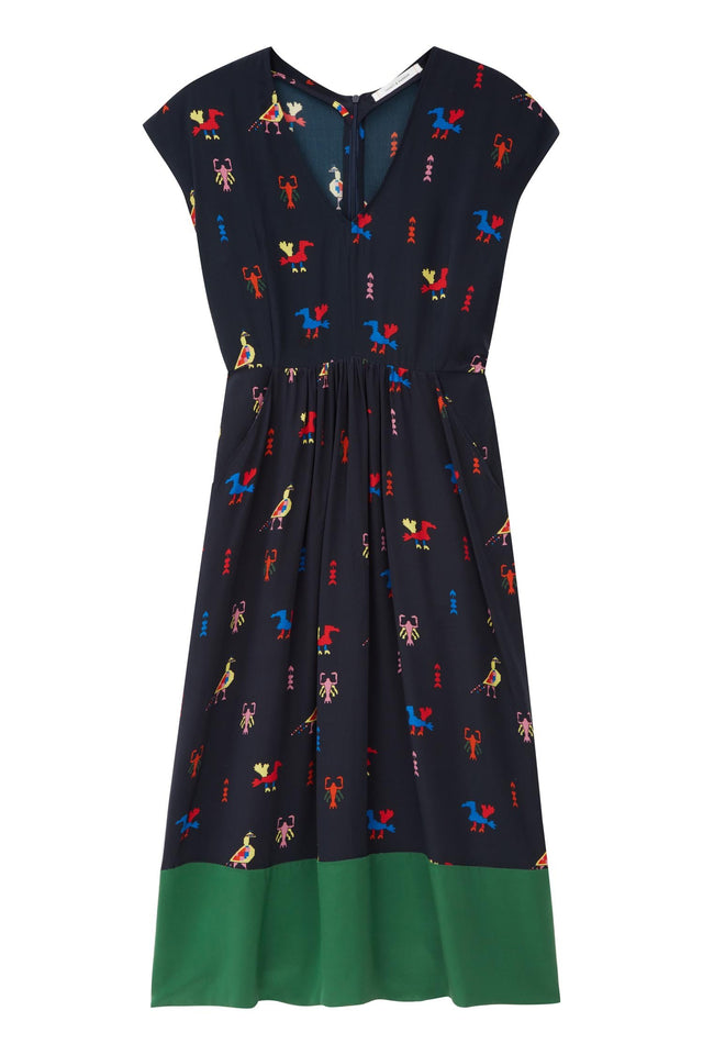 Navy Aztec Tattoo Dress image 2