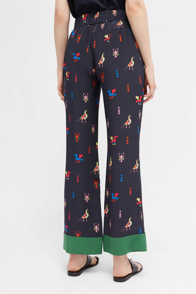 Navy Aztec Tattoo Pant image 4