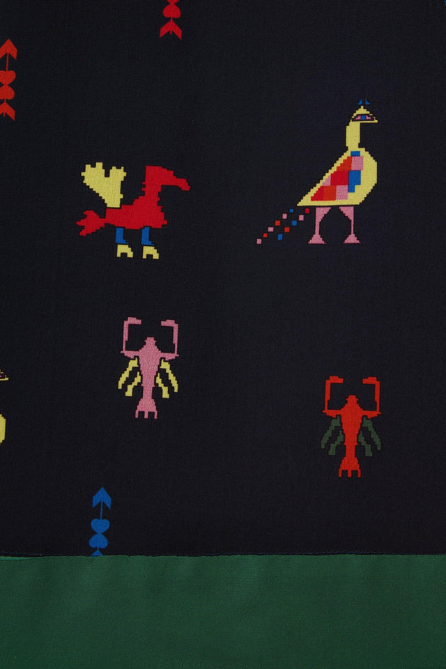 Navy Aztec Tattoo Pant image 3