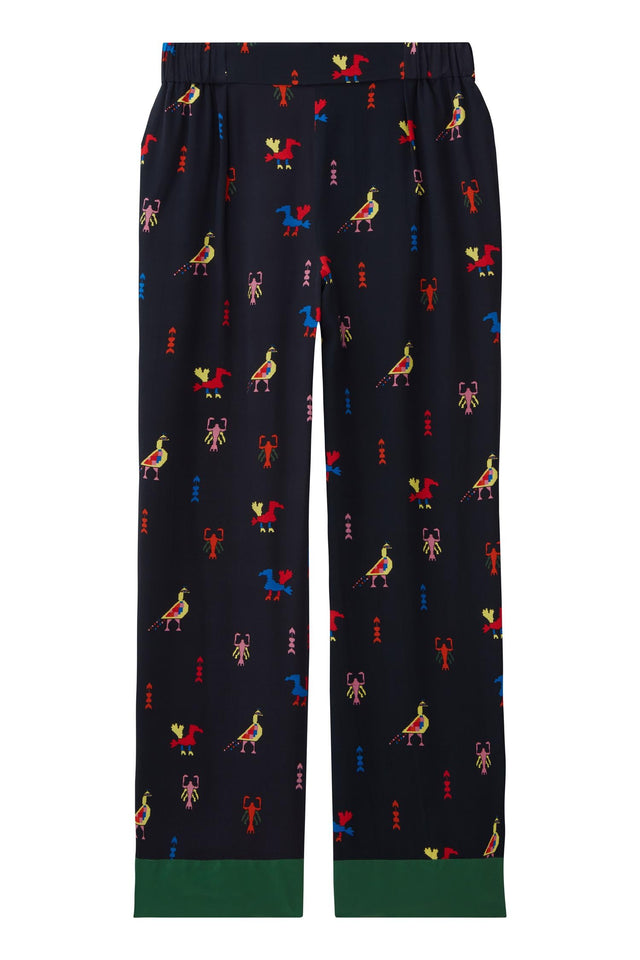 Navy Aztec Tattoo Pant image 2