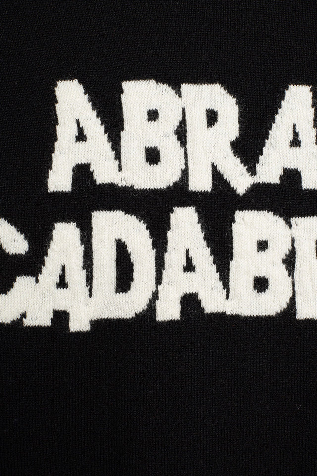 Black Abracadabra Cashmere Sweater image 6
