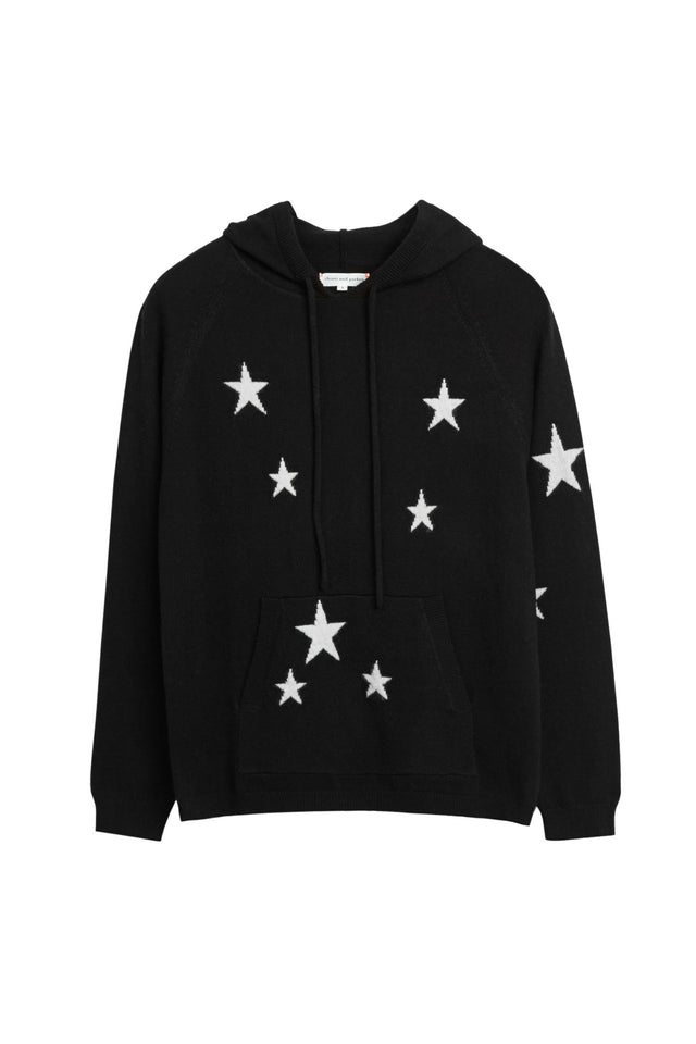 Black Cashmere Star Hoodie image 2