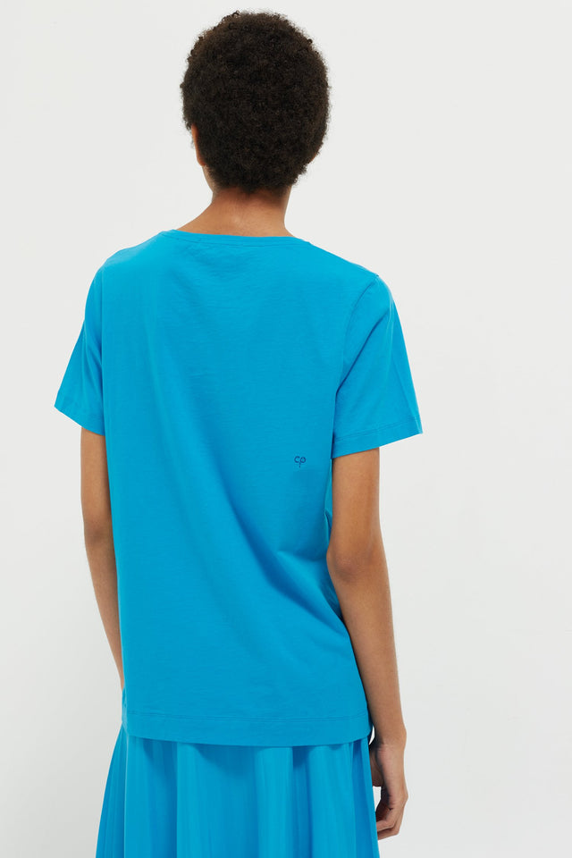 Blue Liberté Organic Jersey T-Shirt image 4