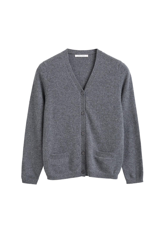 Grey Cashmere Cardigan image 2
