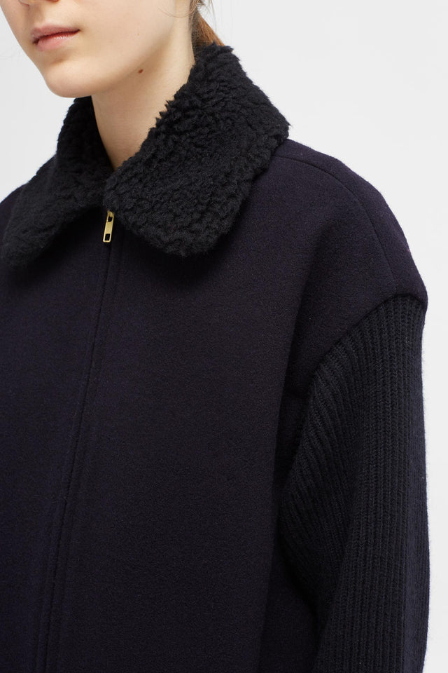 Navy Carmen Love Bomber Jacket image 1