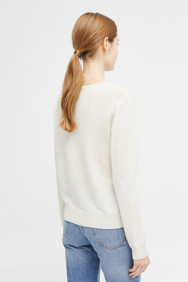 Cream Carmen Love Sweater image 5