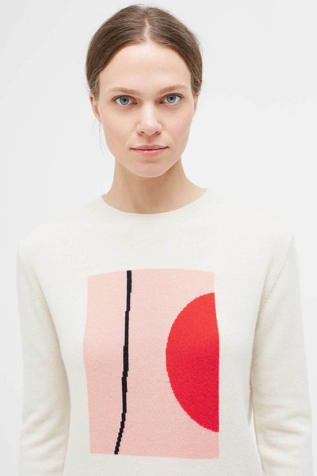 Cream Abstract II Caroline Popham Sweater image 4