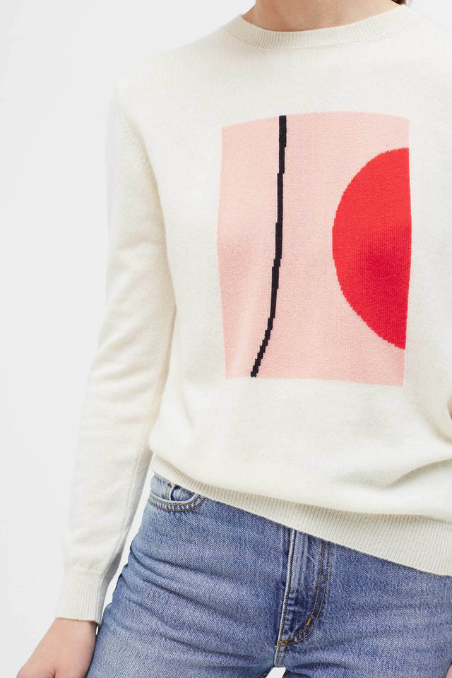 Cream Abstract II Caroline Popham Sweater image 1