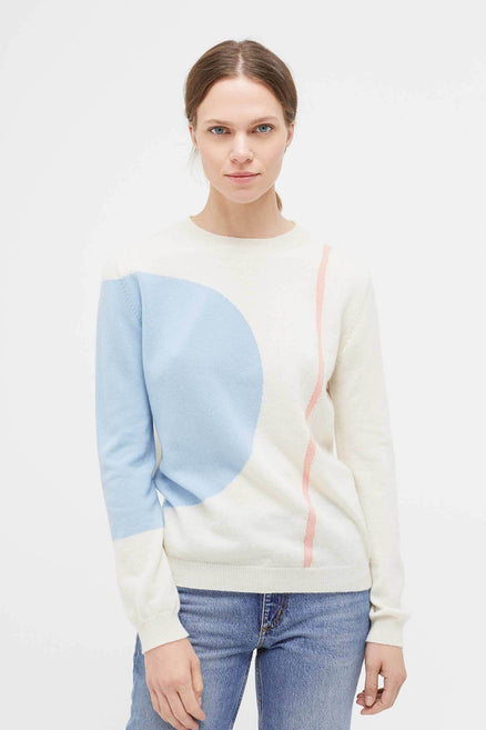 Cream Abstract IV Caroline Popham Sweater