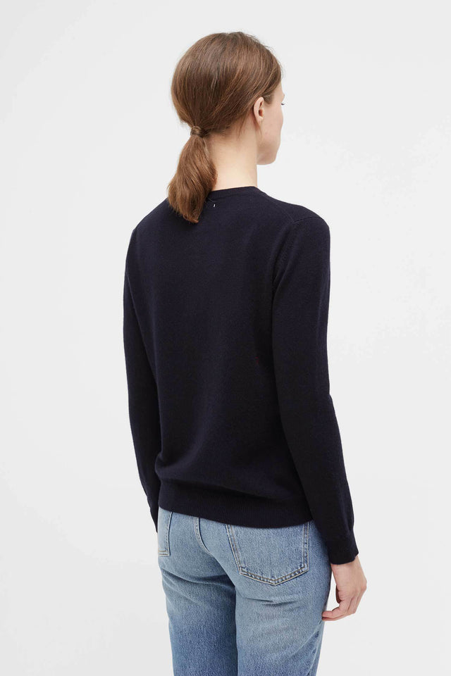 Navy Abstract I Caroline Popham Sweater image 4