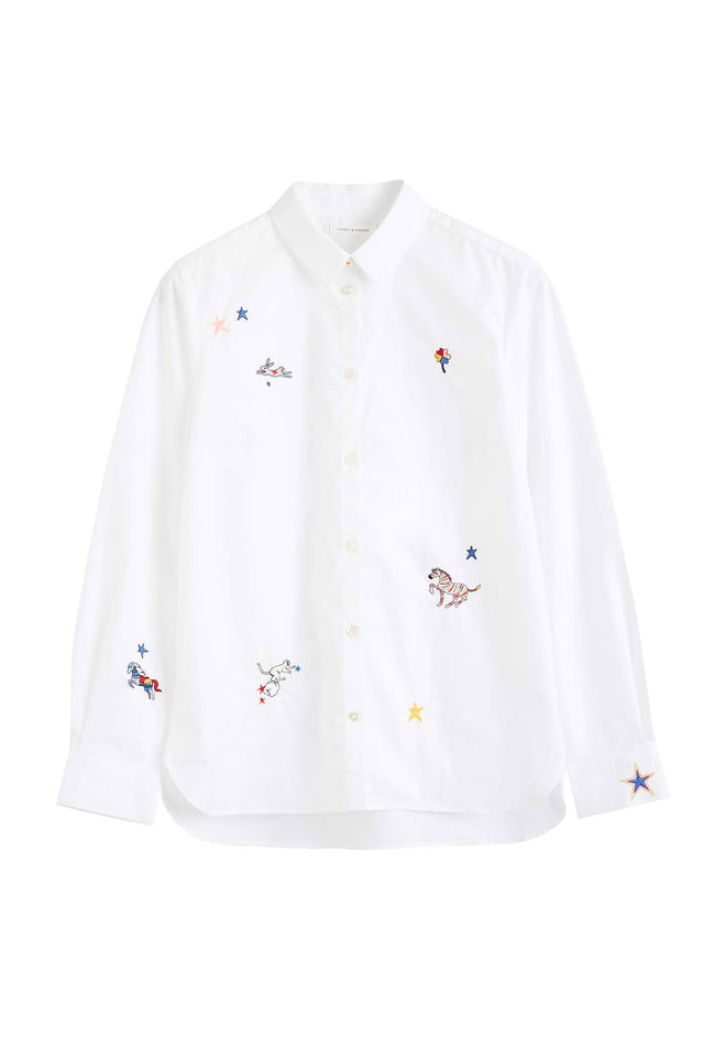 White Circus Cotton Shirt image 2
