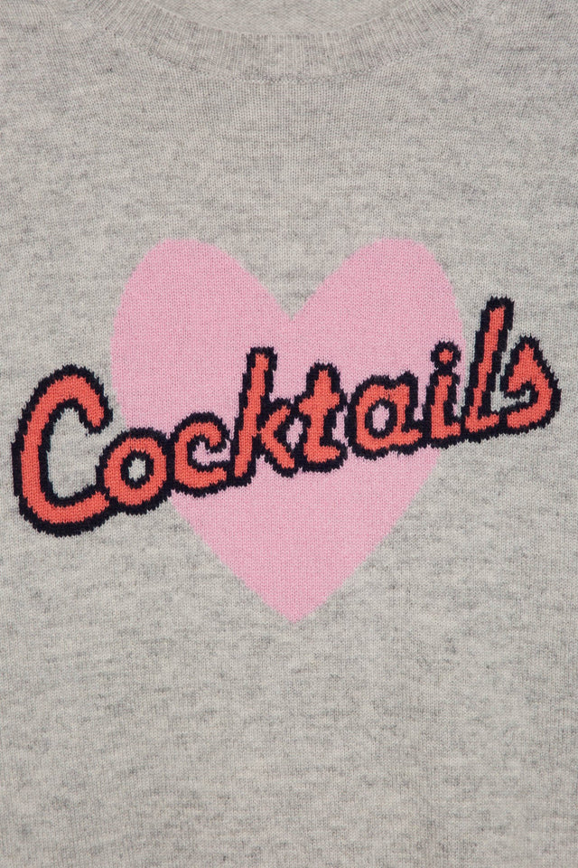 Grey Cocktail Dream Cashmere Sweater image 5