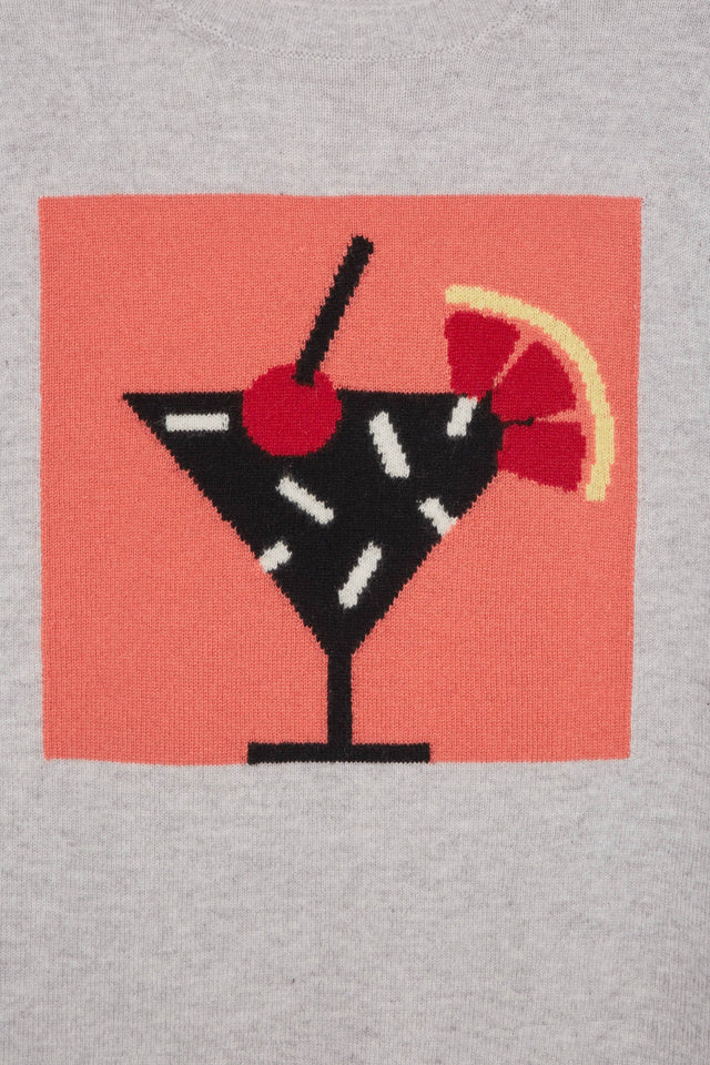 Silver Cocktail Framed Sweater image 5