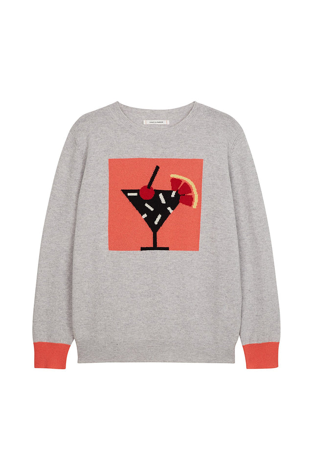 Silver Cocktail Framed Sweater image 2