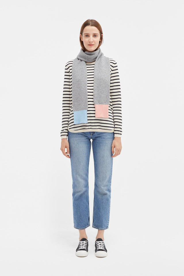 Grey Cashmere Scarf image 3