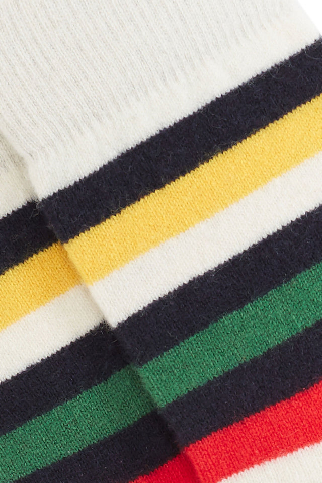 Navy Colour Block Socks image 2