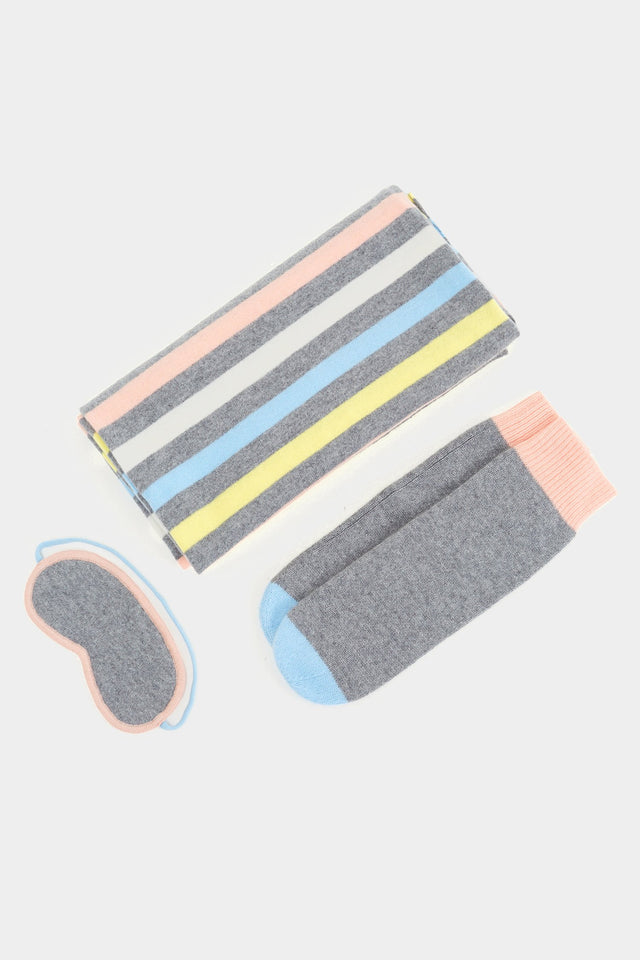 Grey Cashmere Colour Block Travel Bag image 2