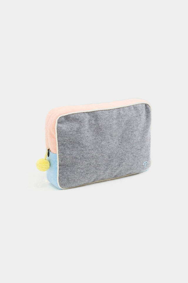 Grey Cashmere Colour Block Travel Bag image 3