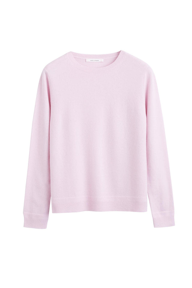 Pink Cashmere Crew Sweater image 2