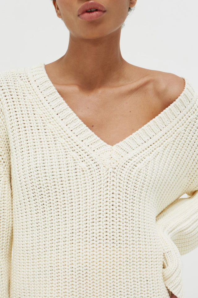 Cream Le Soir V Neck Sweater image 4