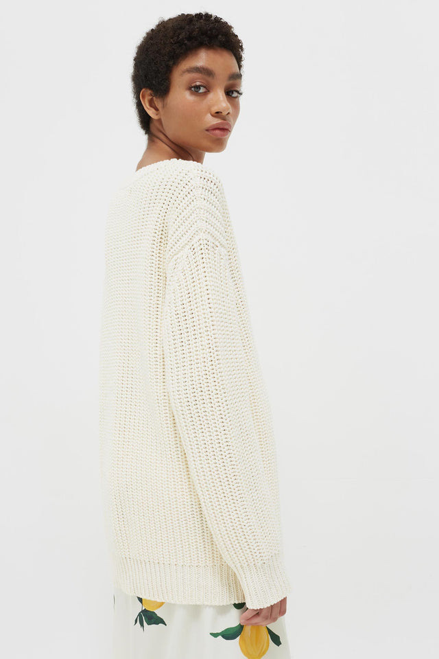 Cream Le Soir V Neck Sweater image 5