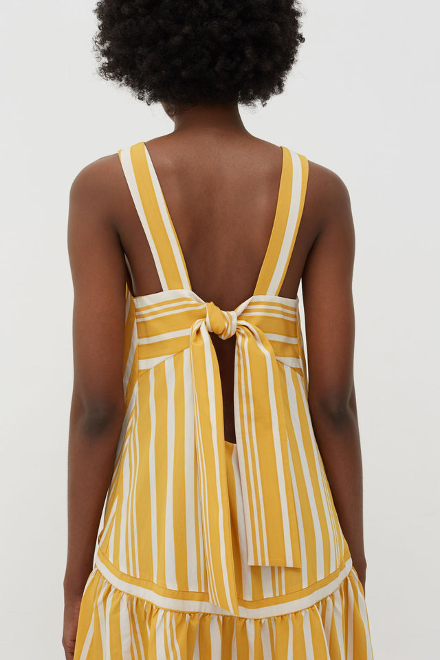 Yellow Striped Parasol Sundress image 4