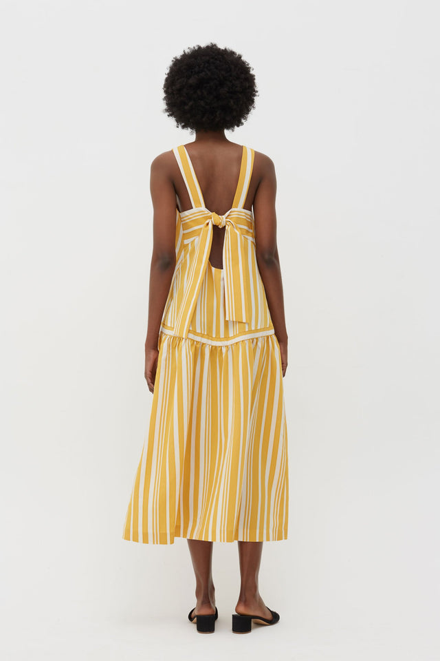Yellow Striped Parasol Sundress image 5