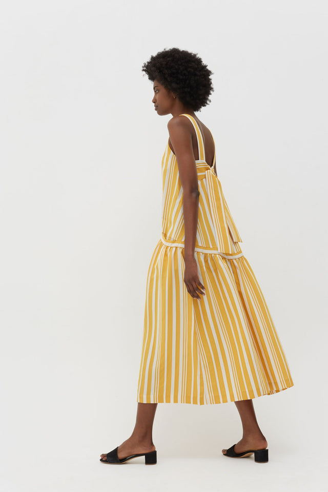 Yellow Striped Parasol Sundress image 2