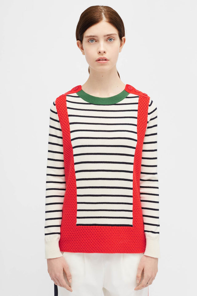 Cream Frida Crochet Sweater image 1