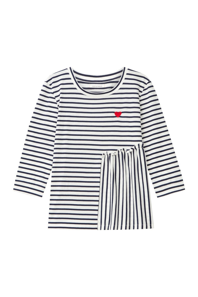 Navy Frill T-Shirt image 2