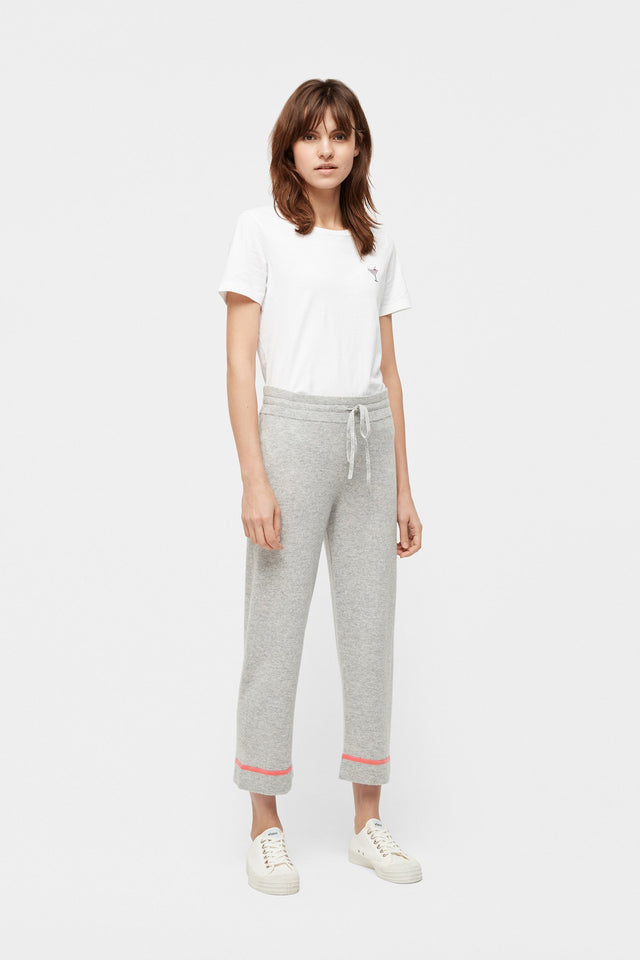 Silver Cropped Lounge Pant image 3