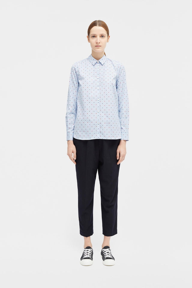 Blue Heart Striped Shirt image 3