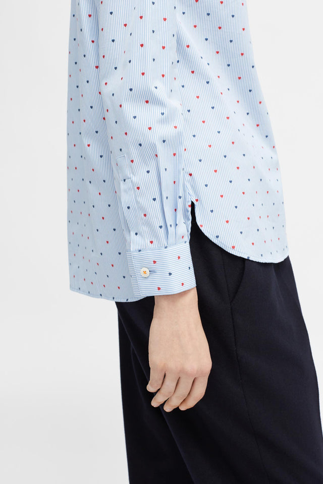 Blue Heart Striped Shirt image 5