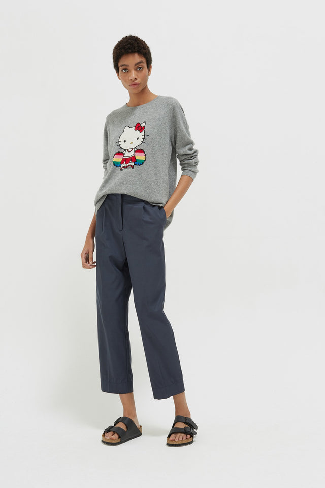 Grey Hello Kitty Cheerleader Sweatshirt image 3