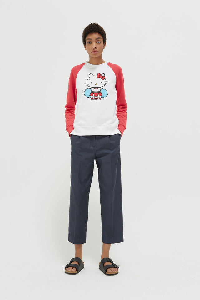 Cream Hello Kitty Cheerleader Sweatshirt image 3