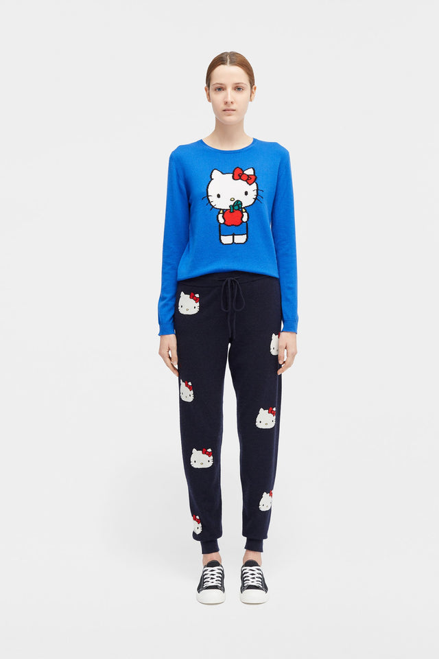Blue Hello Kitty Apples Cashmere Sweater image 3