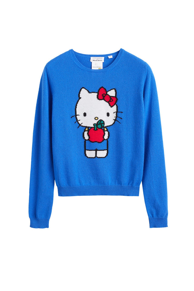Blue Hello Kitty Apples Cashmere Sweater image 2