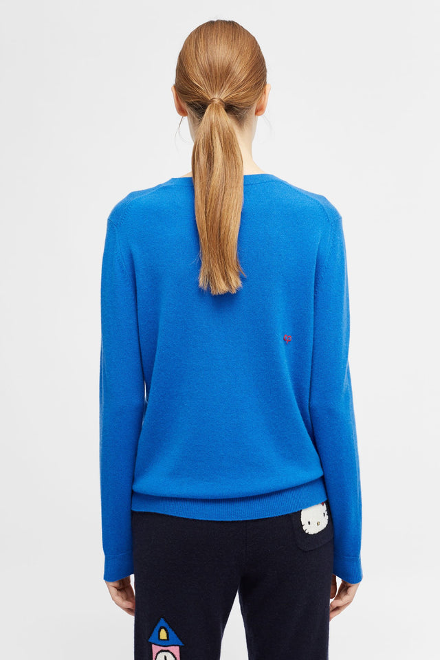 Blue Hello Kitty Balloon Cashmere Sweater image 5