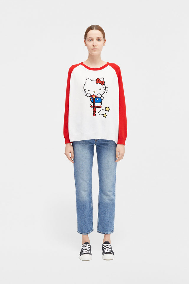 White Hello Kitty Pogo Sweater image 3