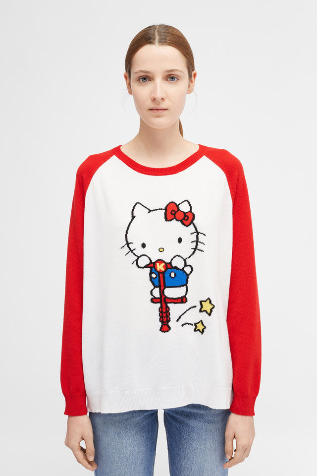 White Hello Kitty Pogo Sweater image 5